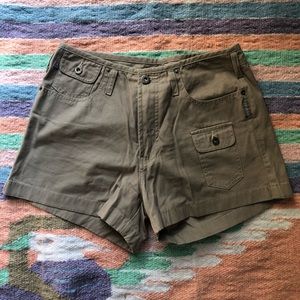 Silver Tan Jean Shorts Size 30